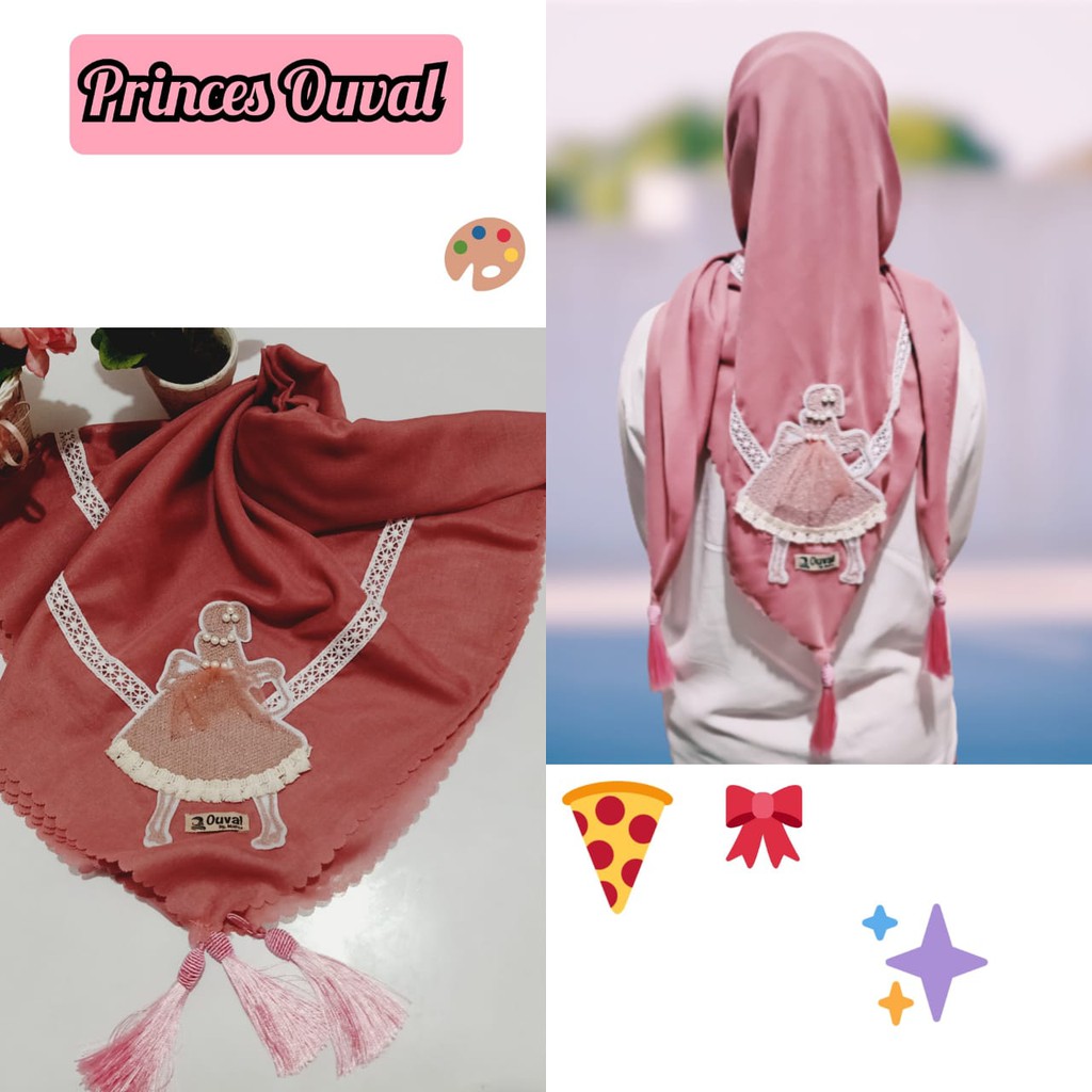 HIJAB SEGI EMPAT OUVAL PRINCES-2