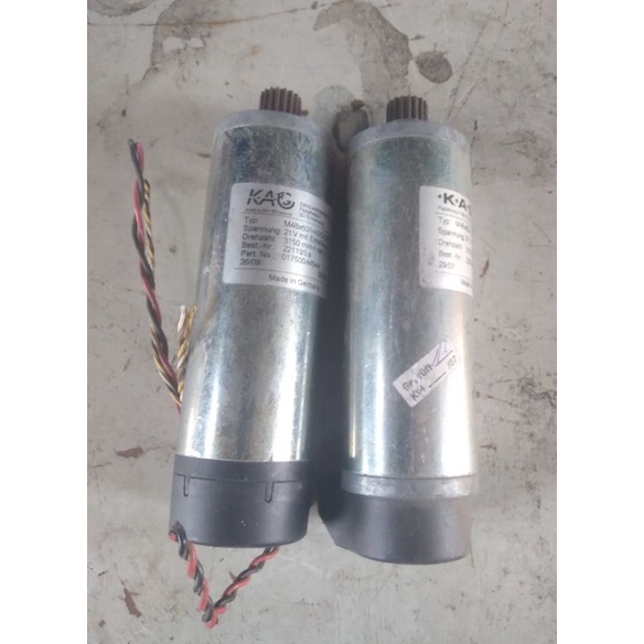 Dinamo Dc Motor 21V 3150Rpm KAG Made in Germany