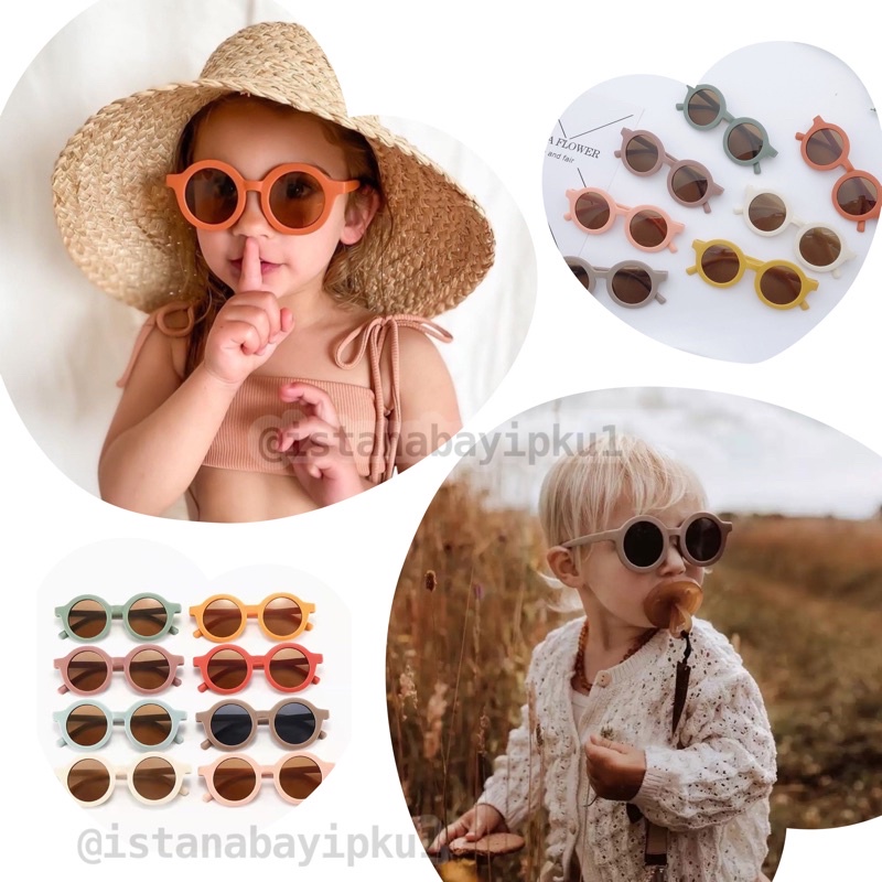 Kacamata anak/Kacamata Vintage 1-7 tahun-1