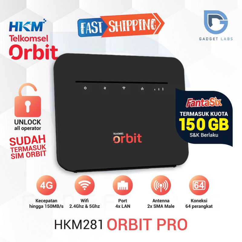 Modem Orbit Pro HKM 281 high speed modem router