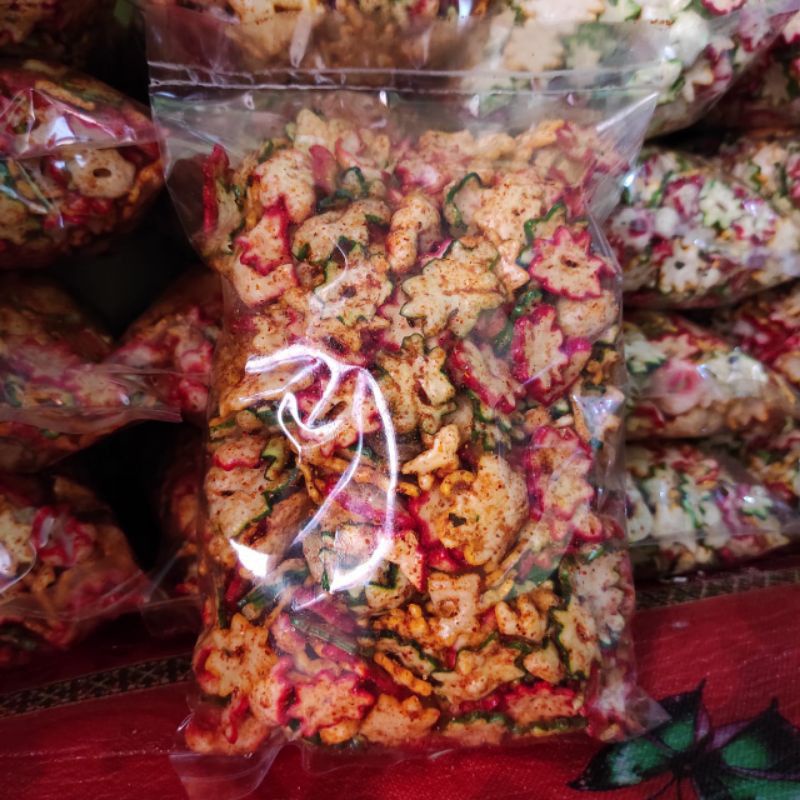 

KRUPIK SEBLAK (BINTANG) bantet RENYAH SEDAPtermurah 500gr