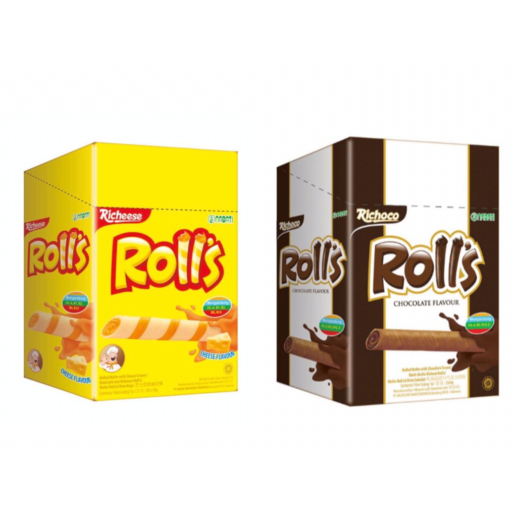 

NABATI ROLLS Chesse / Choco isi 20pc