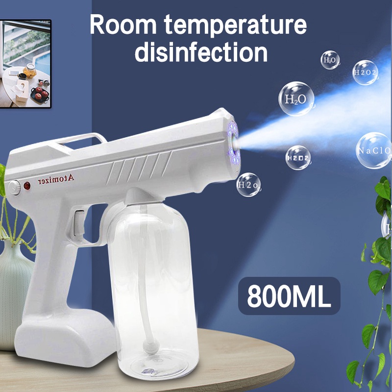 COD Wireless Nano Steam Gun Blue Light Portable Sterilizer Gun 300ml/800ml