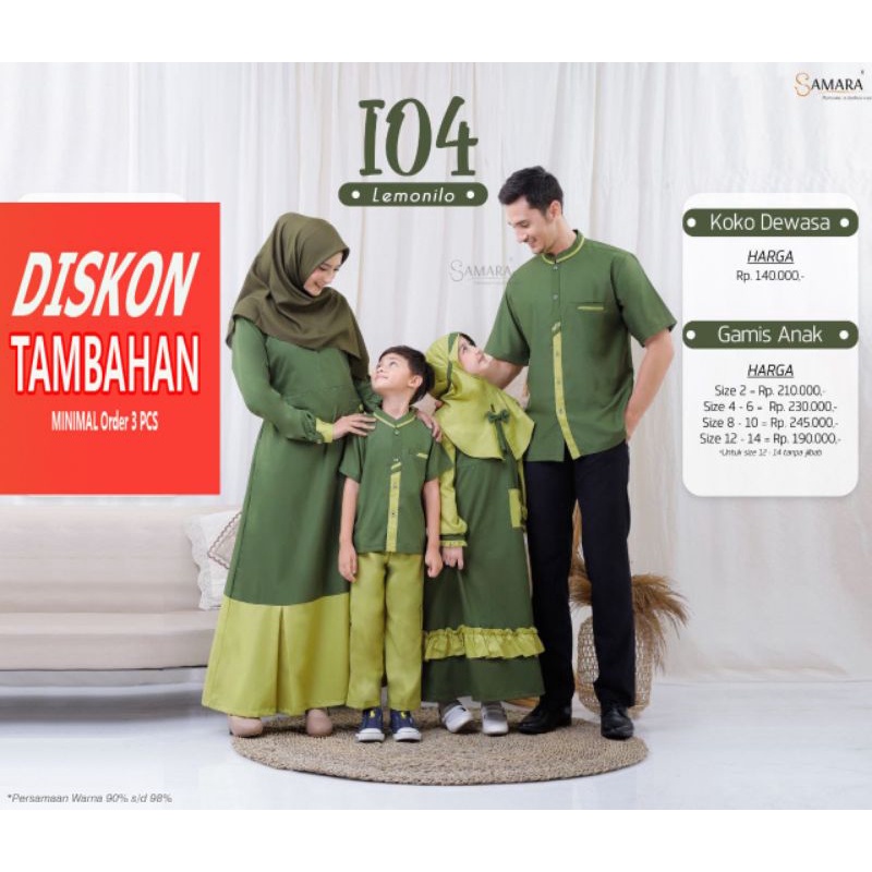 Sarimbit Keluara Samara I04 Lemonilo | Sarimbit Terbaru