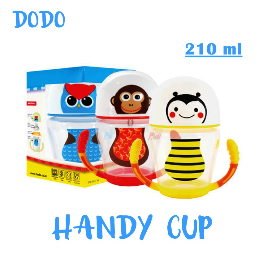 Dodo Handy Cup Gelas Anti Tumpah 210ML / Botol Training Cup