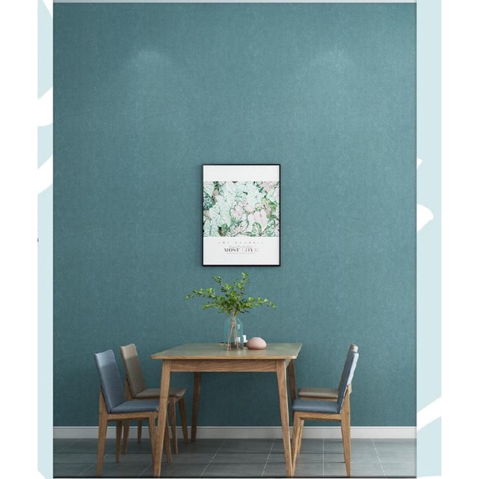 Wallpaper Dinding Hijau Polos Bertekstur