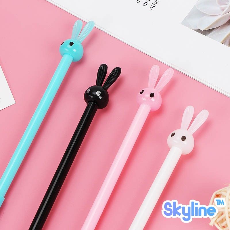 

Pulpen / Gel Pen Alat Tulis Dengan Motif Bunny Head Yang Lucu Dan Unik