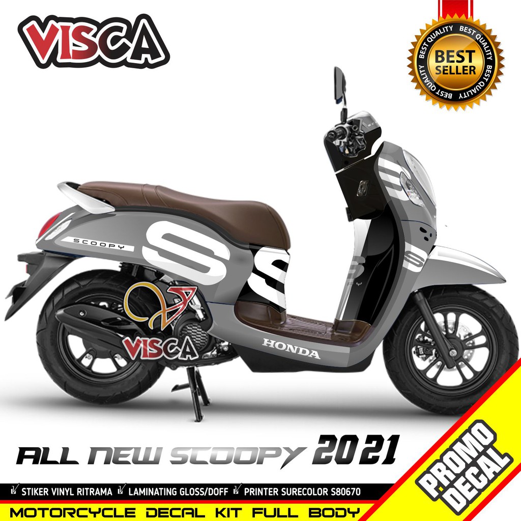 Decal Scoopy Full Body Stiker Scoopy 2021 Stiker Scoopy 2021 Full Body Decal Scoopy New 2021 Simple