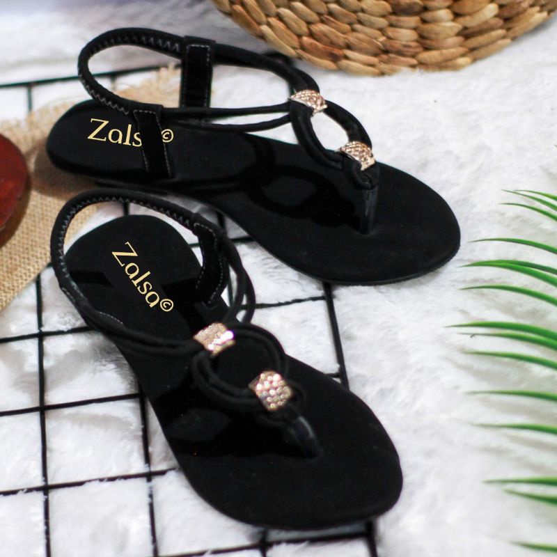 Sandal Teplek/Flatshoes wanita CINCIN PERMATA