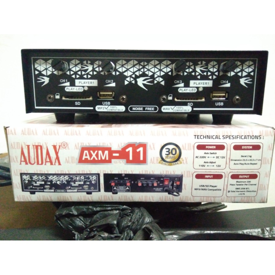 (NON COD) AMPLIFIER AUDAX AXM 11 AMPLI WALET ANDALAN ORI