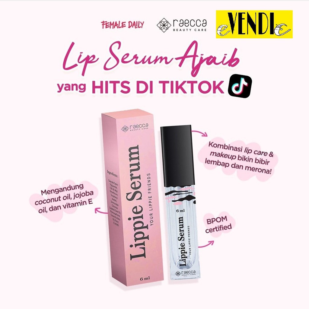 Lippie Serum By Raecca / SERUM LIPPIE/ lippie glow pop AM PM new