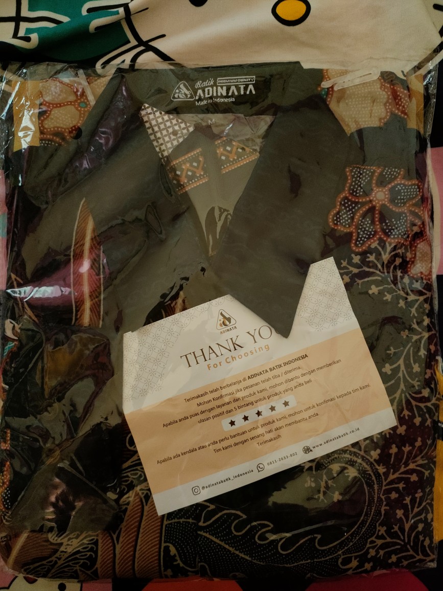 Kemeja Panjang Adinata Batik Adam