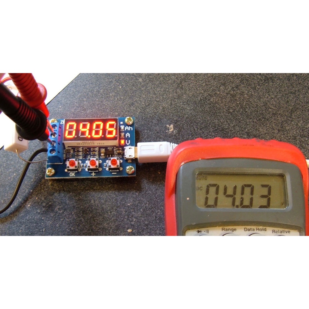 Battery Capacity Meter Discharge Tester 1.5v~12v for 18650 Li-ion