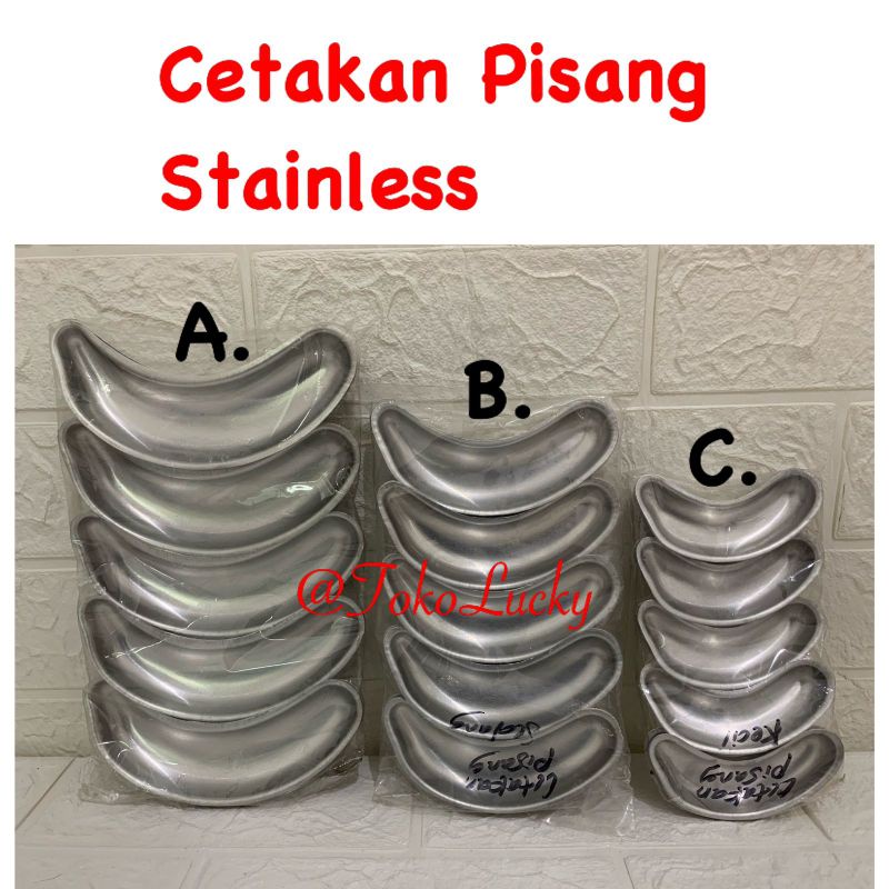 

Cetakan Pisang / Cetakan Stainless
