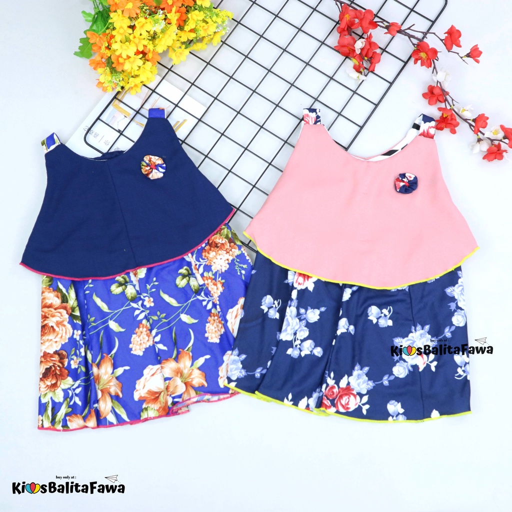 Dress Adele uk Bayi 3-12 Bulan / Dres Pesta Bayi Anak Perempuan Baju Baby Import Gaun Yukensi Murah