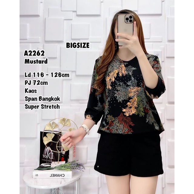 BLUS JUMBO KAOS BANGKOK A2262