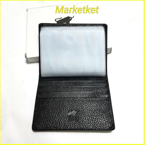 Dompet Kartu Kulit Pria Cowok Braun Buffel Cowo Simple Impor Plastik