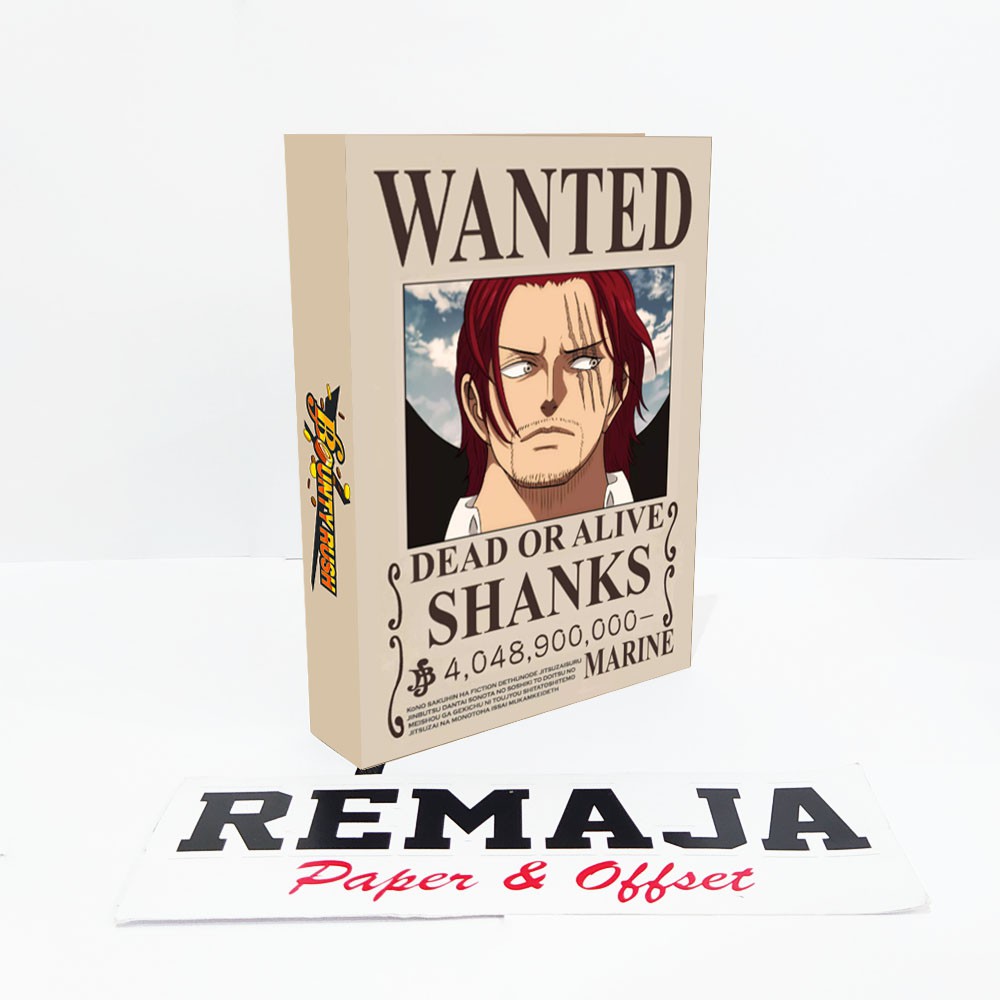 

Pocket book/Notebook Hardcover ONE PIECE SHANKS A6 & A5 / buku tulis catatan notes