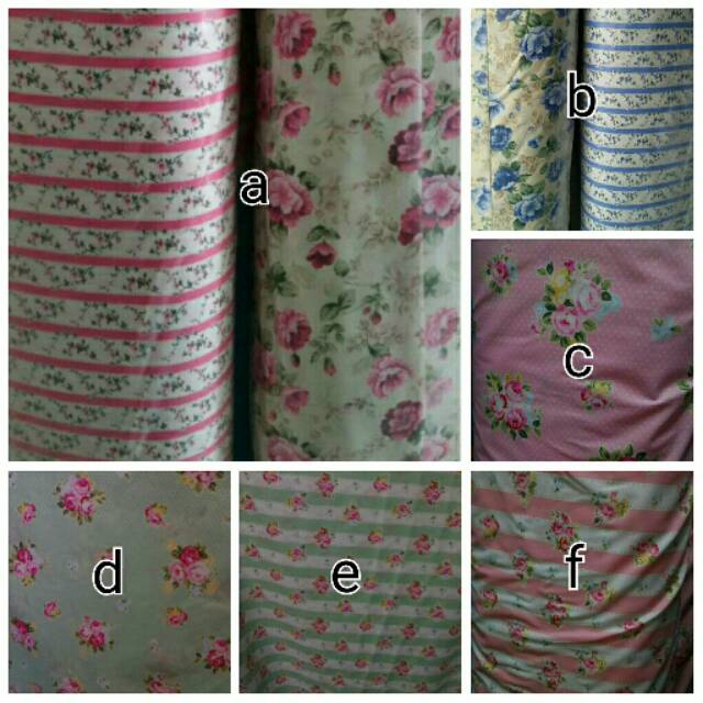 Gorden bawah kompor/Gorden kolong dapur/Gorden meja dapur katun panca motif laura