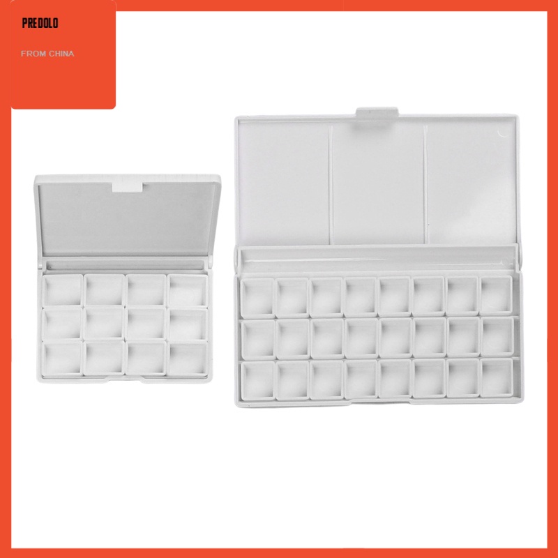 [In Stock] Paint Palette Holder Tray Half Pans Set for Acrylic Oil Watercolor