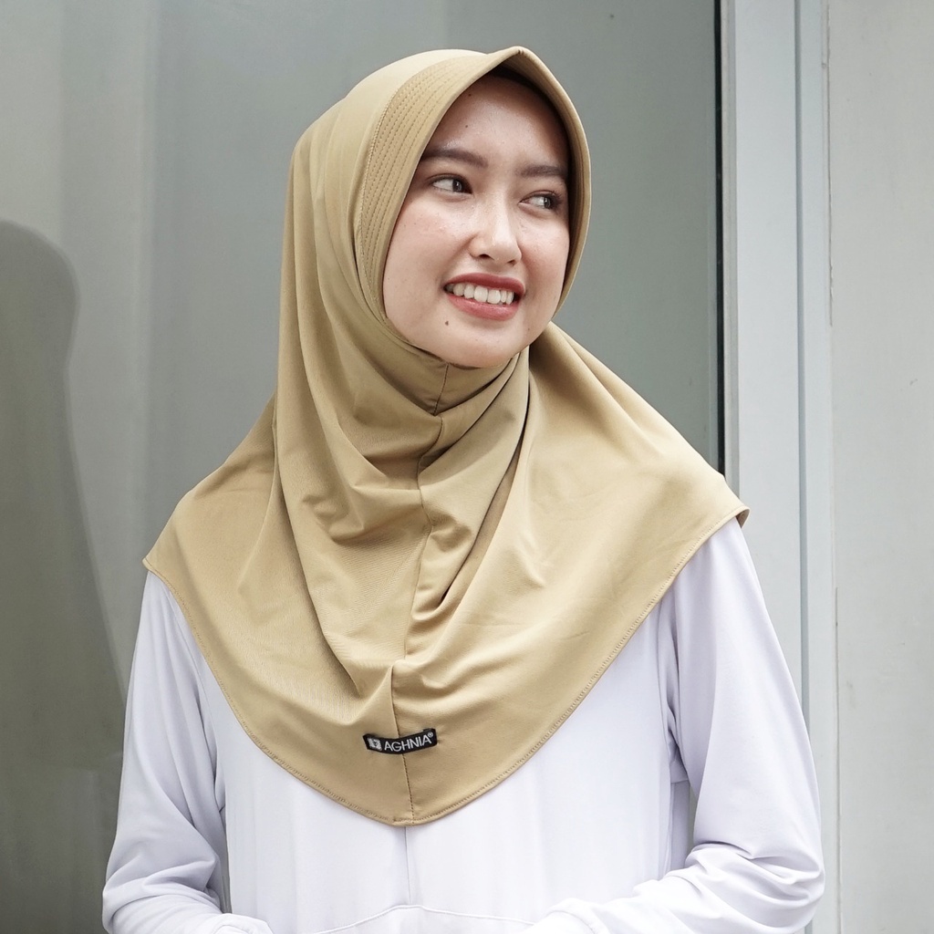 Aghnia Hijab - Marisa B Lycra Jilbab/Kerudung Instan