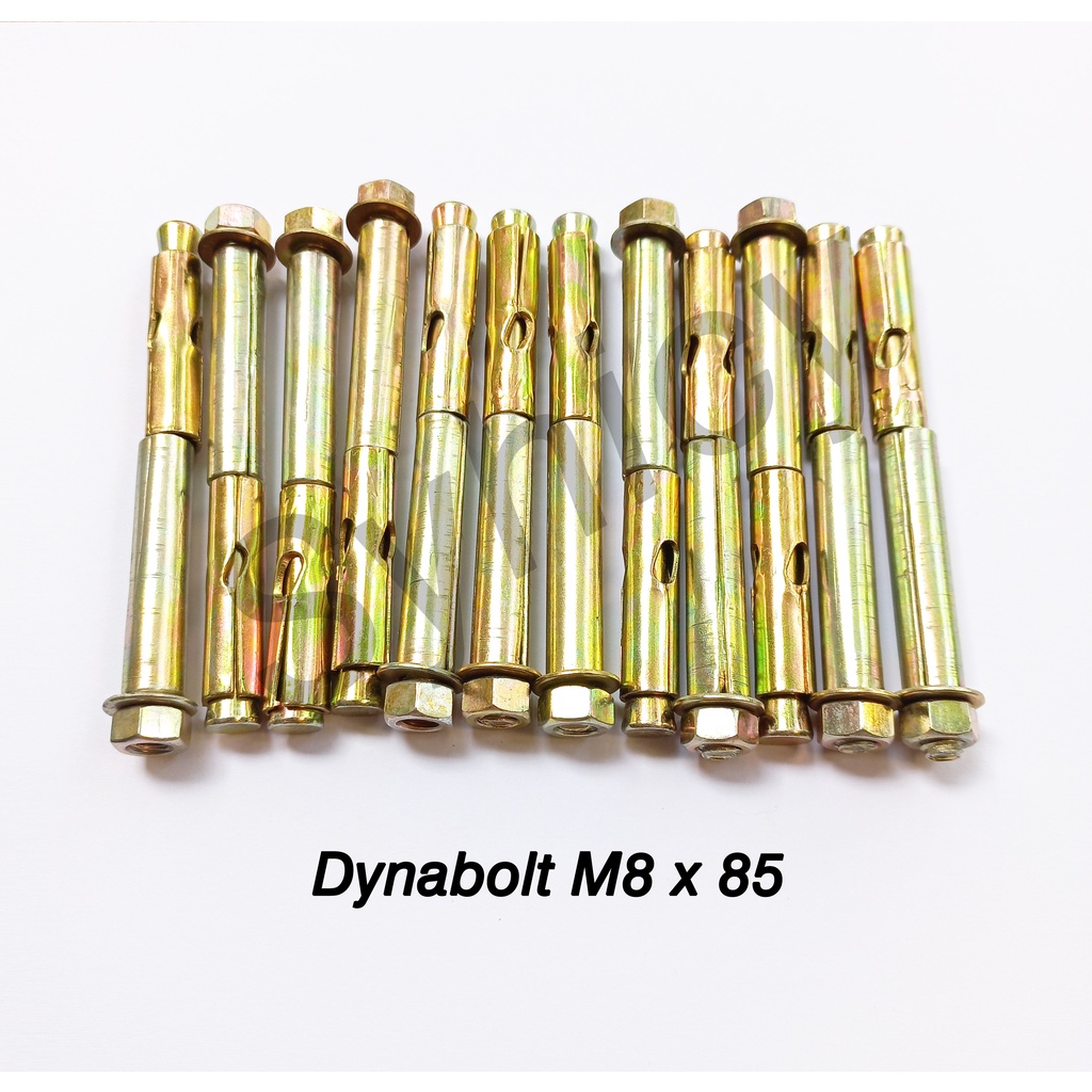 Dynabolt Dinabolt Kuning Baut Tanam - M8 x85 per biji