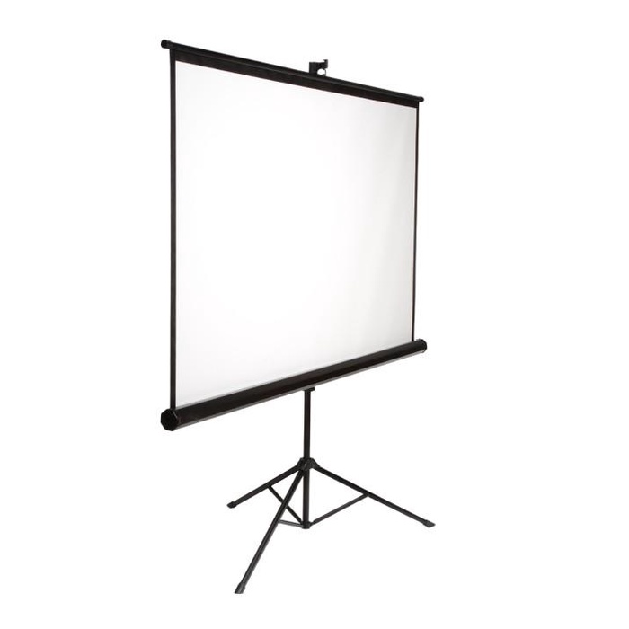 Layar Tripod Screen Proyektor-Layar Proyektor 96 Inch (Termasuk Kaki Tripod)