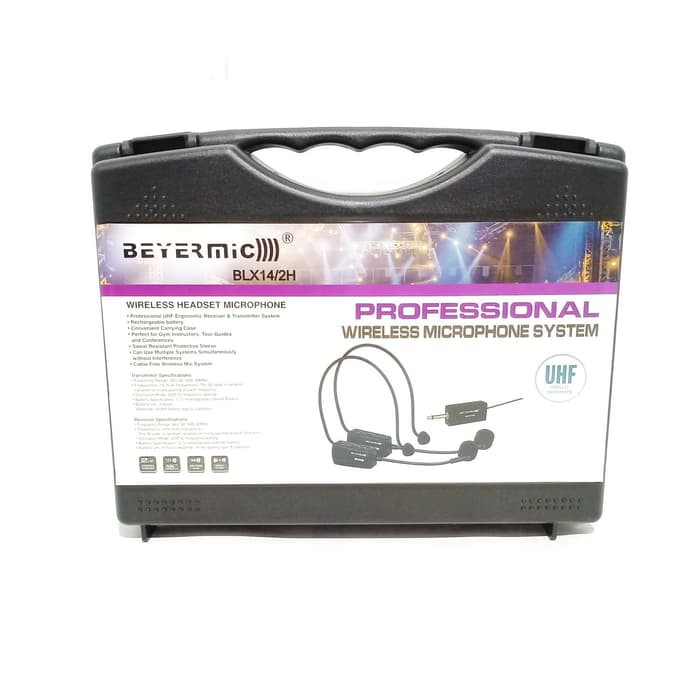 BEYERMIC BLX14/2H MIC HEADSET WIRELESS MICROPHONE PORTABLE