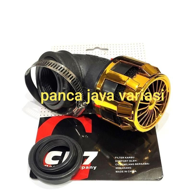 [ model TURBIN PESAWAT ] FILTER KARBU Racing VARIASI filter karbu  asl  power jet PE dan PWK saringan udara universal -venus98 &amp; Royal