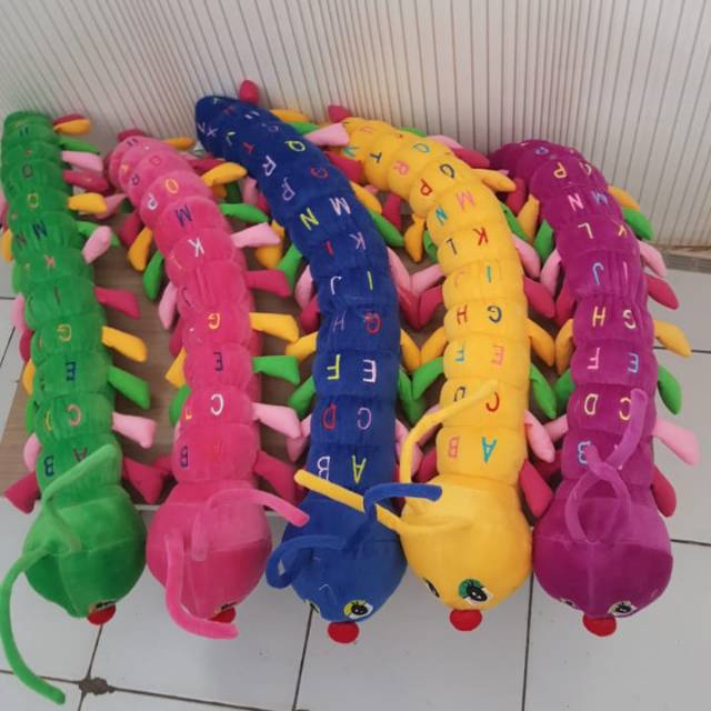 Boneka ulil ulat huruf Jumbo