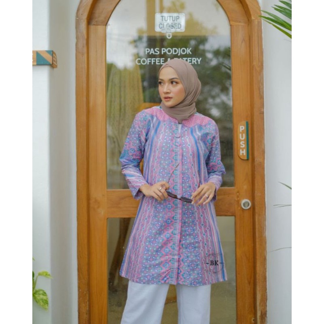TUNIK BATIK SOFT, TUNIK BATIK PREMIUM, TUNIK BATIK PEKALONGAN, ATASAN BATIK, ATASAN SERAGAM BATIK