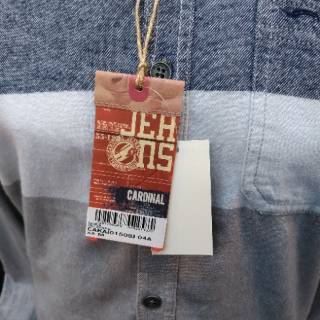  CARDINAL  Flannel Kemeja Pria  Slimfit Katun  Panjang 