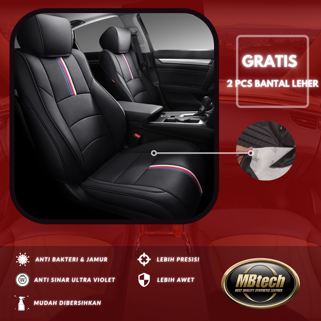 BAHAN PREMIUM MBTECH - Sarung jok sporty mobil Avanza Xenia Ertiga Mobilio Grand Livina Rush Terios 