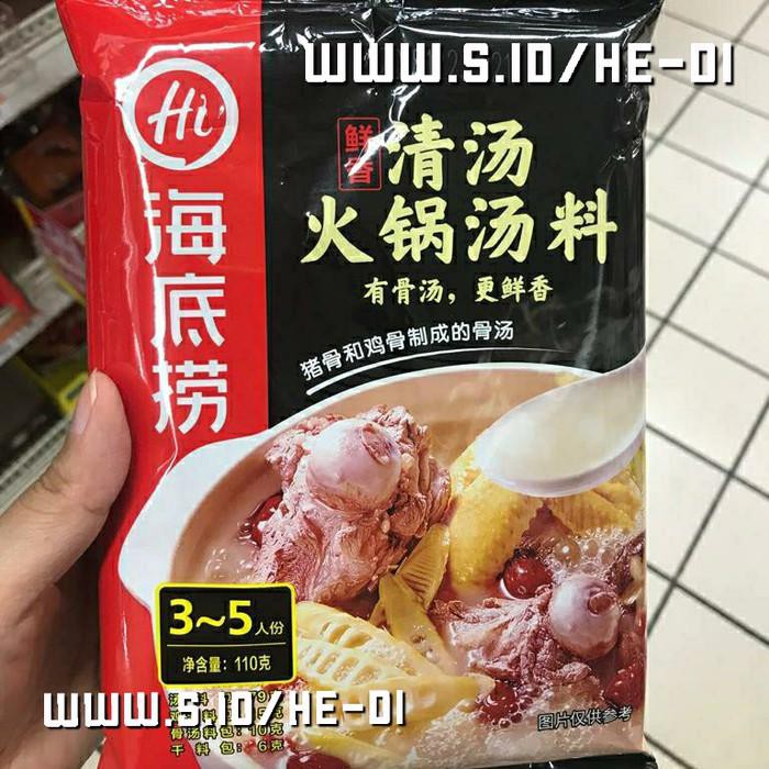 

Bumbu Hotpot Haidilao Paling Lengkap Asli China - Bumbu Steamboat - Pork Bone