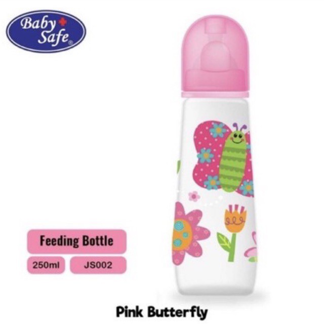 Baby Safe Feeding Bottle 250ml JS002 - Botol Susu Bayi Baby Safe