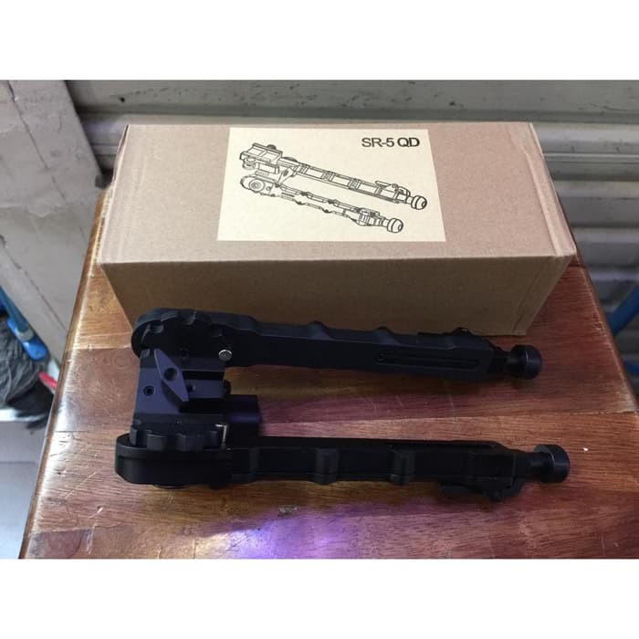 bipod / kaki senapan tipe SR-5 QD