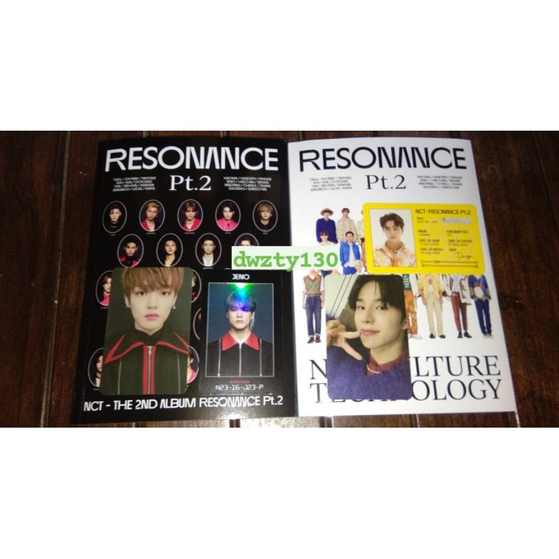 Album only NCT 2020 Resonance pt 2