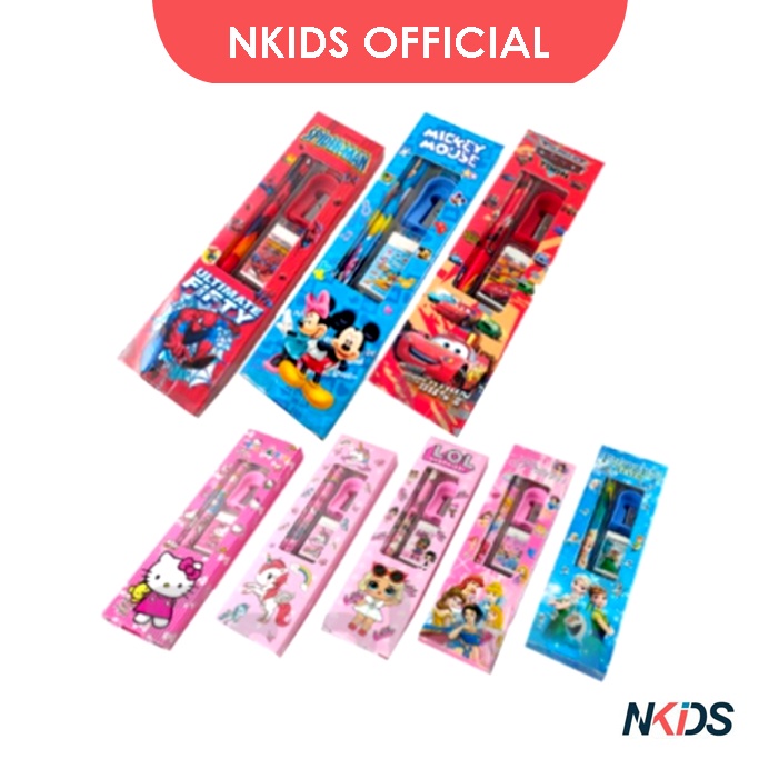 

Study Set 5in1 / Stationery Karakter Anak Laki-laki dan Perempuan