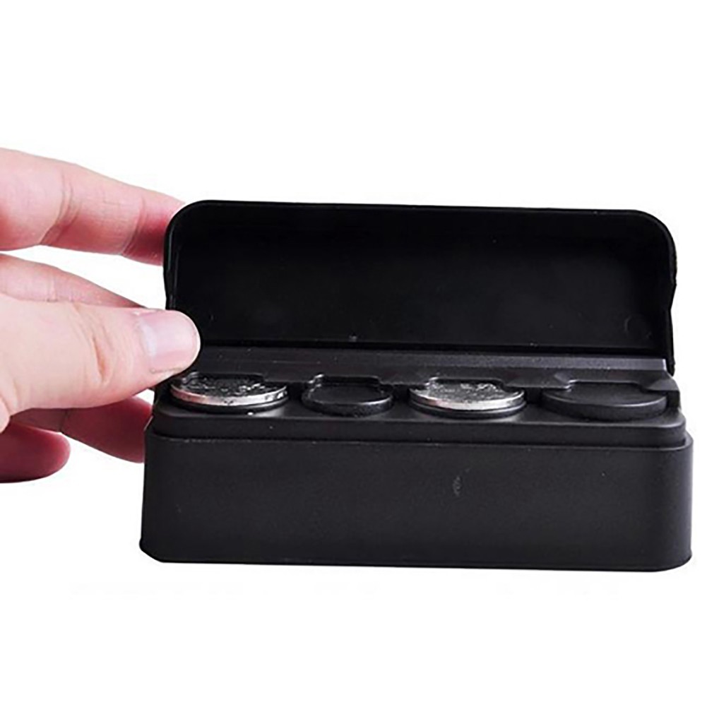 Tempat Koin Plastik Mobil Portable Ganti Storage Box Case Celengan Organizer Car Interior Coin Pocket Cases Holder