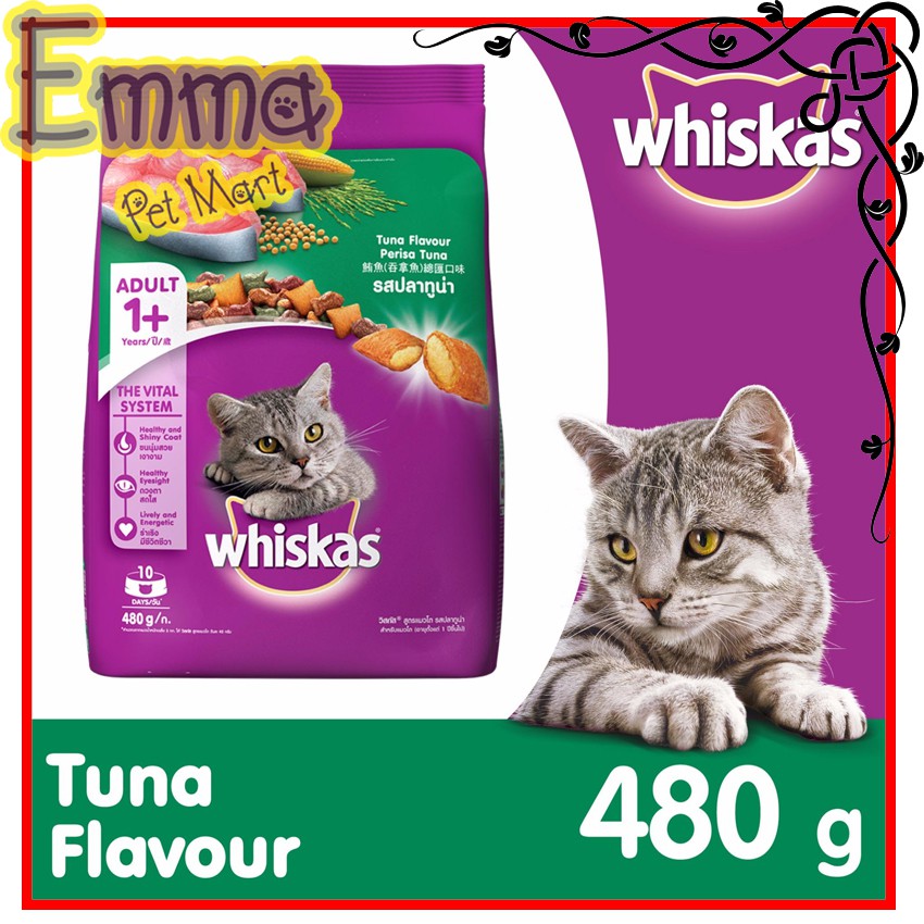 whiskas 480 gr adult tuna