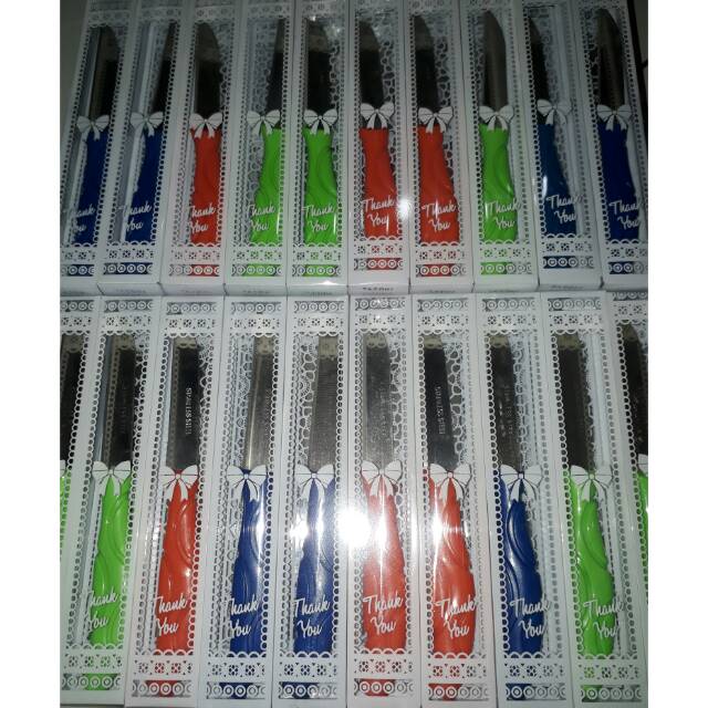 Souvenir pisau serat mika motif