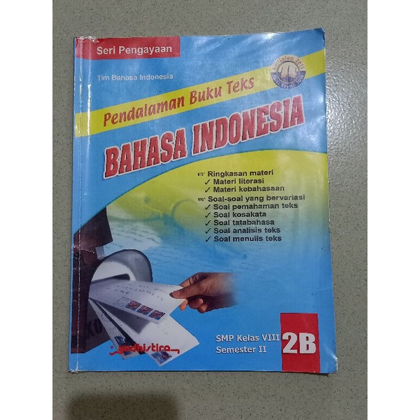

Pedalaman Buku Teks Bahasa Indonesia 2B Kelas 8/VIII/ 2 SMP