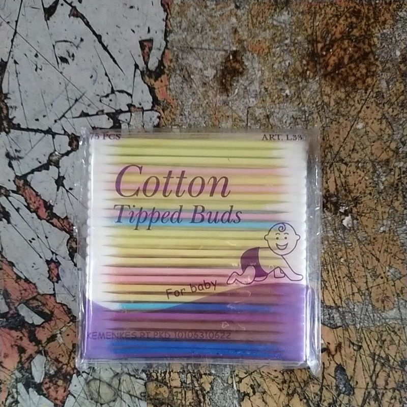 cotton bud untuk anak/bayi, kualitas baik,per pcs.