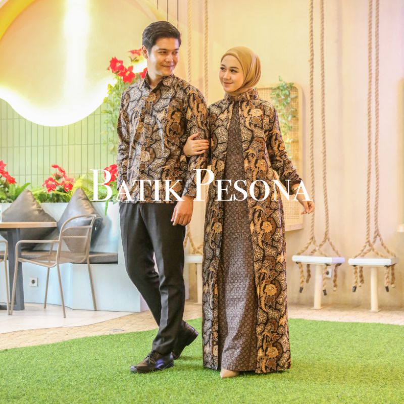 Maura Couple (COD) - Sania Ruffle Batik Couple ori Ndoro Jowi DNT Garansi Termurah