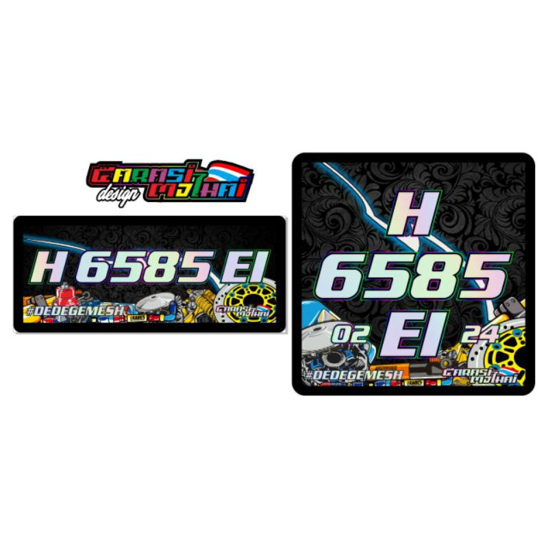 

Plat Akrilik Custom Hologram