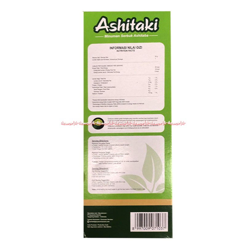 Ashitaki Creamy Latte 5sachet Coklat Original Sugar Free Minuman Diet Serbuk Bubuk Coklat Green Tea Tanpa Gula Asitaki Ashi Taki Drink Krimi