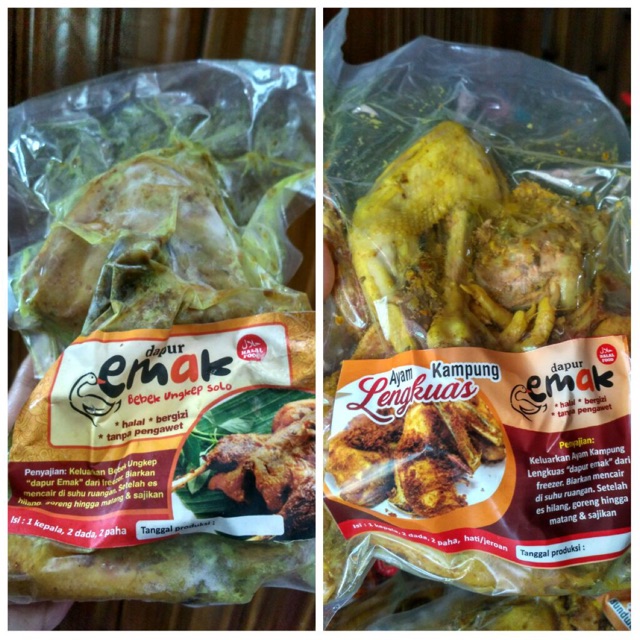 Bebek Ayam Ungkep Lengkuas Dapur Emak Shopee Indonesia