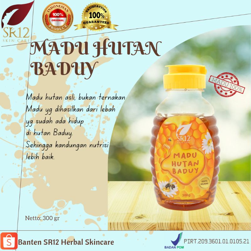 

SR12 MADU HUTAN 300GR / MADU ALAMI / MADU HUTAN 100% ALAMI / MADU BPOM