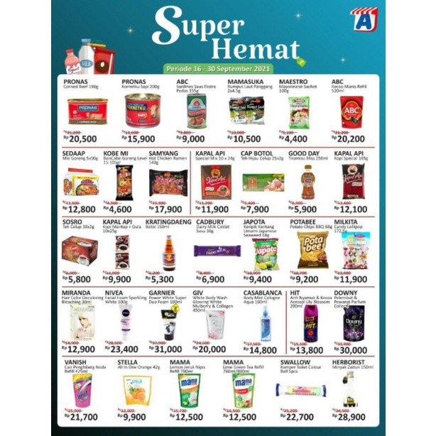 

Super Hemat periode 16 - 30 September 2021