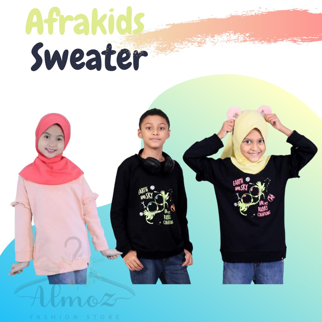 Sweater Anak baju kaos anak afrakids